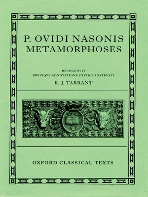 cover image of Ovid Metamorphoses